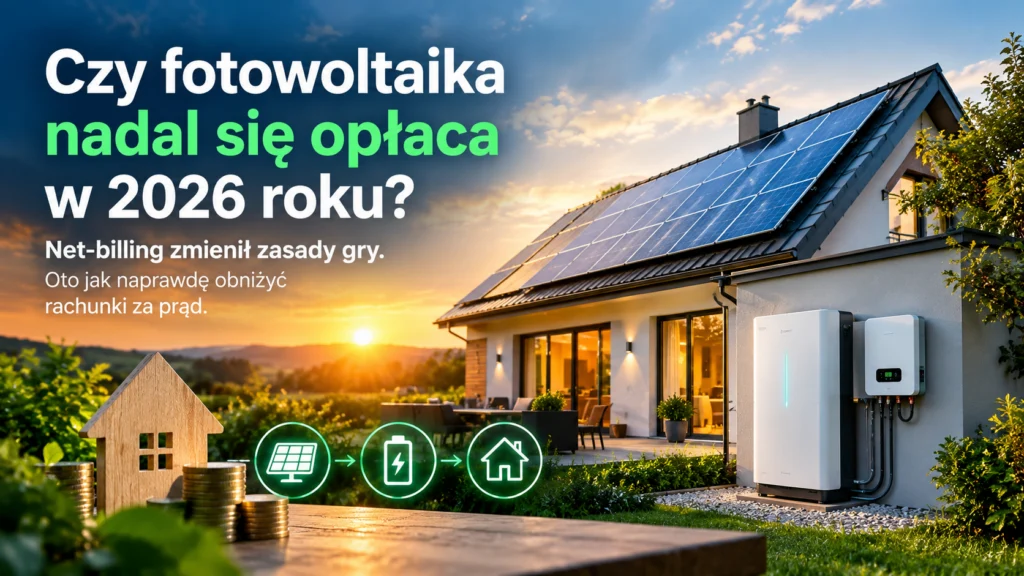 Czy fotowoltaika nadal się opłaca? Net-billing w 2026 roku