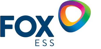 Logo firmy z kolorowym obiegiem obok ciemnoniebieskiego napisu